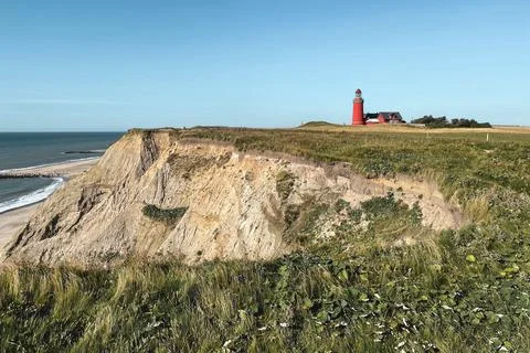 The cliffs of Lemvig, Denmark. Stock Photos