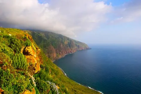 Cliffs, madeira Stock Photos