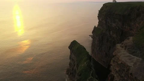 Cliffs of moher 4k Ireland Stock Footage 171812815