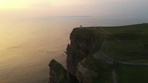 Cliffs of moher 4k Ireland Stock Footage 171813529