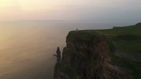 Cliffs of moher 4k Ireland Stock Footage 171813635