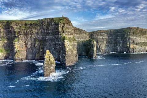 Cliffs of Moher Aerial Foto stock