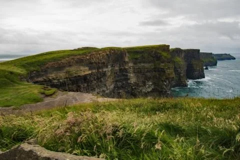 Cliffs of Moher and Sea Stock-Fotos