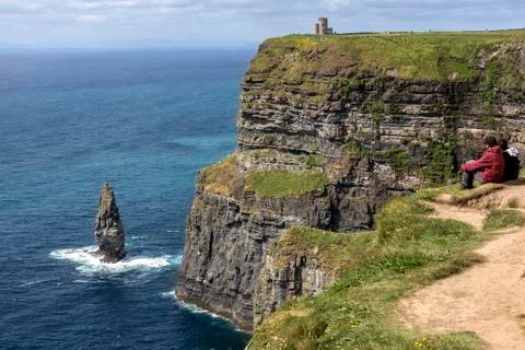 Cliffs of Moher - County Clare - Ireland Stock Photos