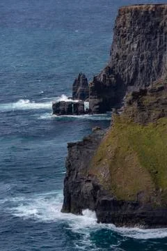 Cliffs of Moher - County Clare - Republic of Ireland Stock Photos