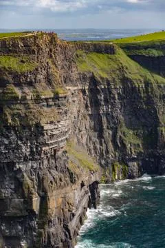 Cliffs of Moher - County Clare - Republic of Ireland Stock Photos