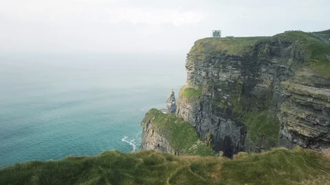 The Cliffs of Moher. Epic Irish Landscape Seascape along the wild atlantic way. Stock Footage 112361523