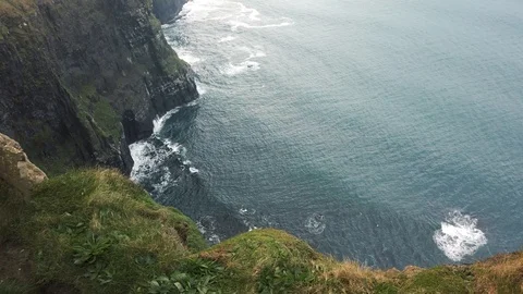 The Cliffs of Moher. Epic Irish Landscape Seascape along the wild atlantic way. Stock Footage 112361704