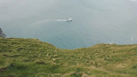 The Cliffs of Moher. Epic Irish Landscape Seascape along the wild atlantic way. Stock Footage 112362402
