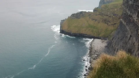 The Cliffs of Moher. Epic Irish Landscape Seascape along the wild atlantic way. Stock Footage 112362649