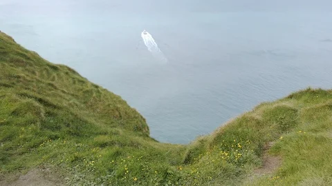 The Cliffs of Moher. Epic Irish Landscape Seascape along the wild atlantic way. Stock Footage 112763206