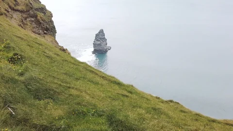 The Cliffs of Moher. Epic Irish Landscape Seascape along the wild atlantic way. Stock Footage 112763449
