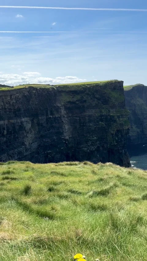 Cliffs of moher, famous in Ireland Stock Footage 315236850