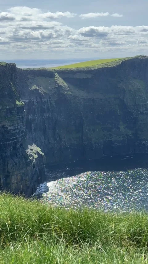 Cliffs of moher, famous in Ireland Stock Footage 315236861