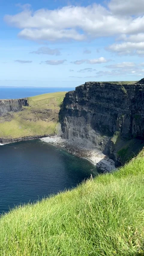 Cliffs of moher, famous in Ireland Stock Footage 315236864