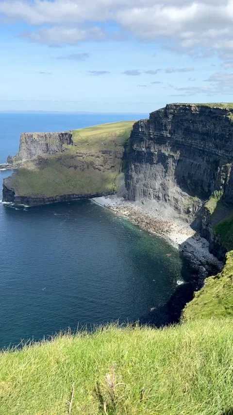 Cliffs of moher, famous in Ireland Stock Footage 315236887