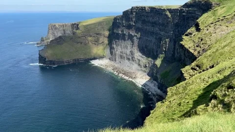 Cliffs of moher, famous in Ireland Stock Footage 315236900