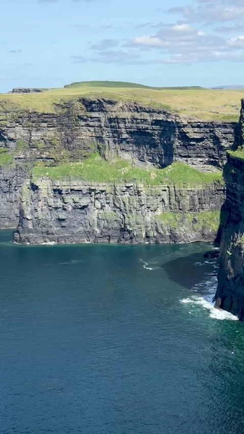 Cliffs of moher, famous in Ireland Stock Footage 315236915