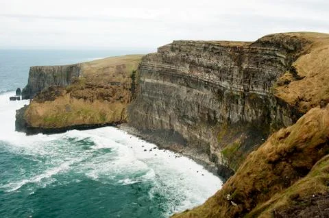 The cliffs of moher, ireland Stock Photos
