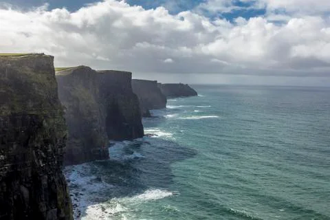 Cliffs of moher in ireland Stock Photos