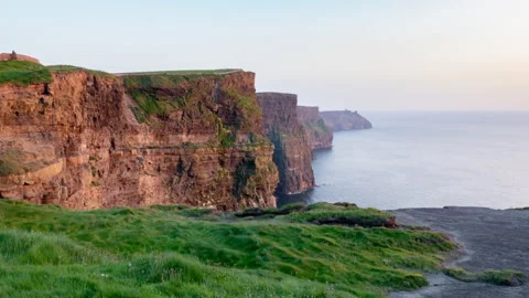 Cliffs of Moher, Ireland at Sunset - 4k Timelapse 스톡 동영상 134423708