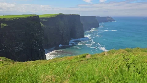 Cliffs of Moher in Ireland Timelapse Stock Footage 312414005
