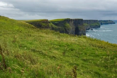 Cliffs of Moher Jetting Out Stock Photos