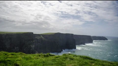 Cliffs of Moher Time Lapse Stock Footage 63573761