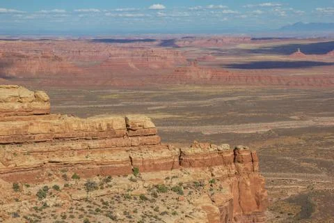 Cliffs of the Moki Dugway in Utah Foto stock