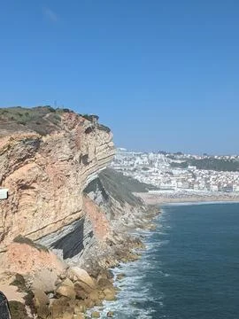 Cliffs of Nazare Stock Photos