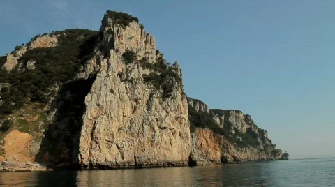 Cliffs near Laredo 2 Video stock 794175