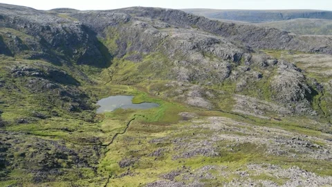 The cliffs of northern Norway captured from a drone. Stock Footage 259624146