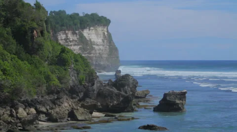 CLIFFS BY THE OCEAN Stock Footage 27331384