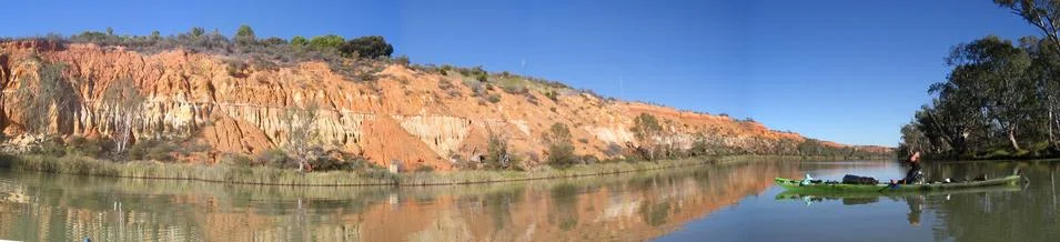 Cliffs panoramic Foto stock