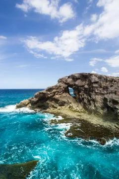Cliffs Puerto Rico Stock Photos