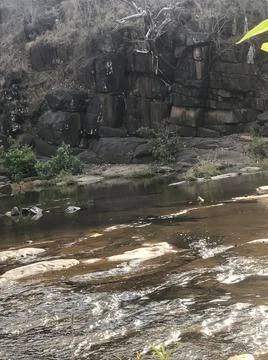 Cliffs  river Stock Photos