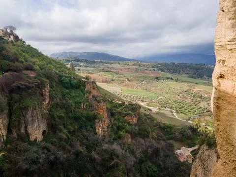 Cliffs of Ronda, Spain Stock Photos