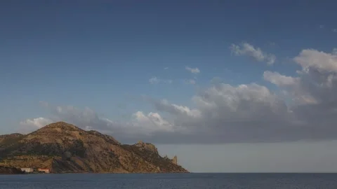 Cliffs by the sea Stock Footage 307761699