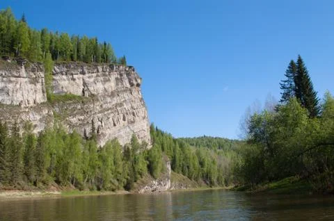 Cliffs on the shore Foto stock