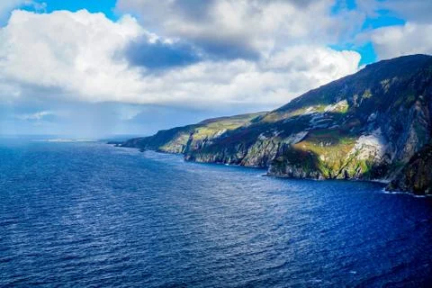 Cliffs of Slieve League Foto stock