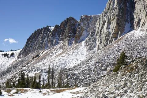 Cliffs of Snowy Range Fotos Stock