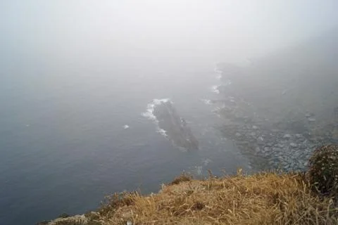 Cliffs  steep coast on the Old Head of Kinsale Stock Photos