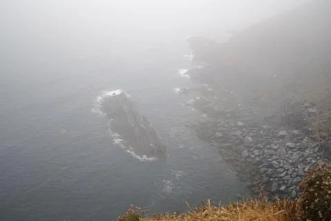 Cliffs  steep coast on the Old Head of Kinsale Stock Photos