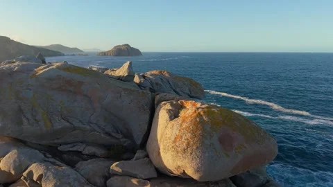 Cliffs With Strange Shapes At Cantís de Papel Stock Footage 328404153