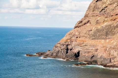 Cliffs of tenerife 写真素材