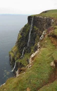 Cliffs at waternish Stock Photos