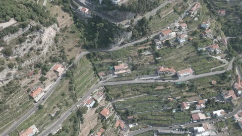 Cliffside aerial views Stock Footage 312242822