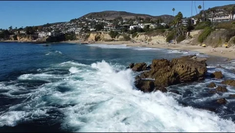 Cliffside Laguna Stock Footage 165238199