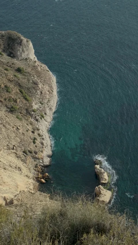 Cliffside Seascape Stock Footage 280162521