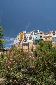 Cliffside Townscape Stock Photos